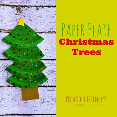 Paper Plate Christmas Trees Kid Friendly Holiday Craft