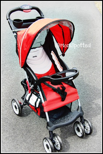 red jeep stroller