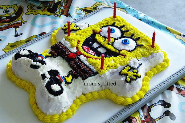 Wilton SpongeBob Character Pan Birthday Cake Tutorial