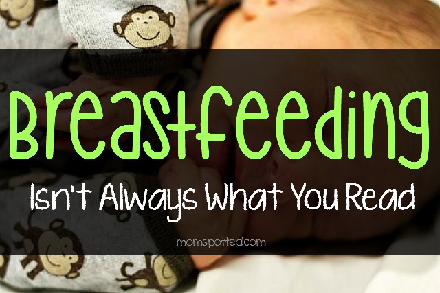 Breastfeeding is hard and isn't always what you read