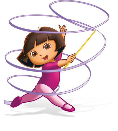 Dora deals gymnastics doll