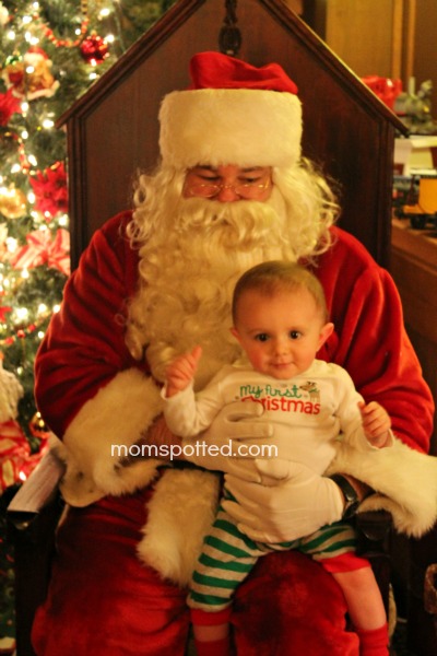 Santa with Sawyer 1st Christmas 2012