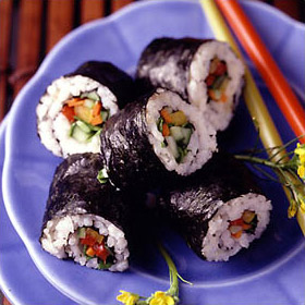 Oriental Vegetable Sushi