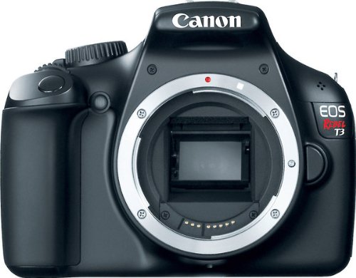 Canon EOS Rebel T3 12.2 MP CMOS Digital SLR Camera and DIGIC 4 Imaging (Body) - With 1-year USA Warranty