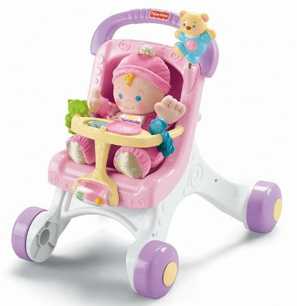 Fisher-Price Brilliant Basics Stroll-Along Walker