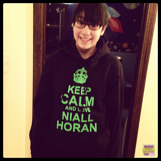 One Direction Sweatshirt Keep Calm & Marry Niall Horan from One Direction Black & Green