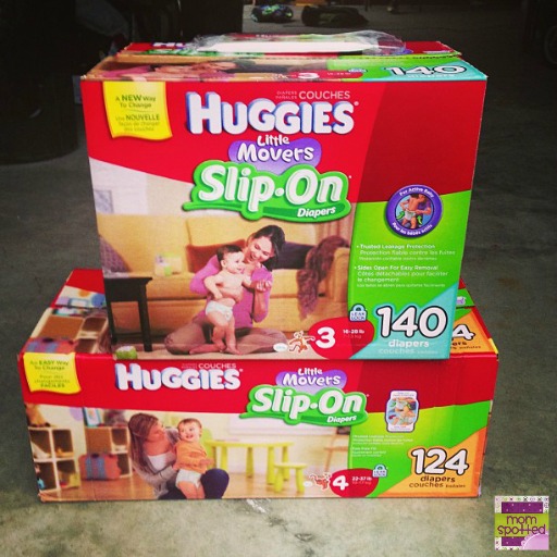 New HUGGIES Little Mover Slip-On Diapers #FirstFit