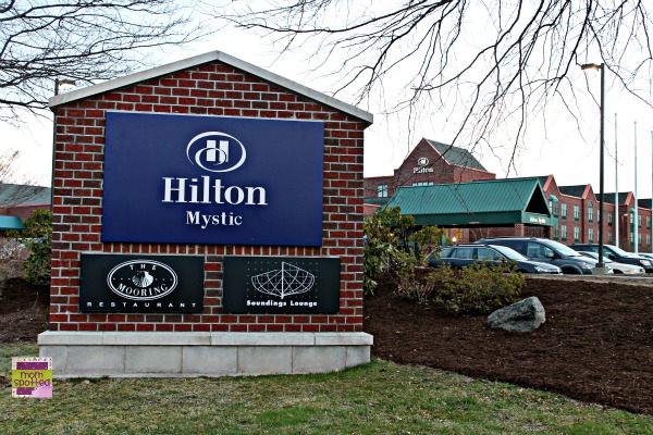 Hilton Mystic Hotel in Mystic CT across from aquarium