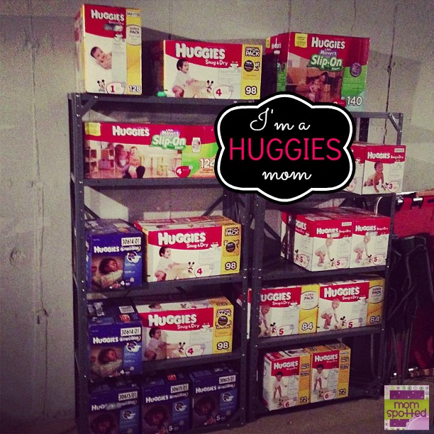 New HUGGIES Little Mover Slip-On Diapers #FirstFit Stock Basement Pile