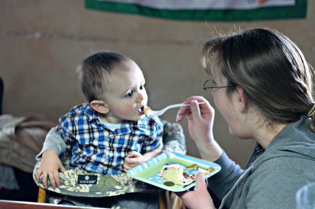 Sawyer's 1st Birthday Party {Mickey Mouse Themed} Baby Blue #momspotted #PartyCity