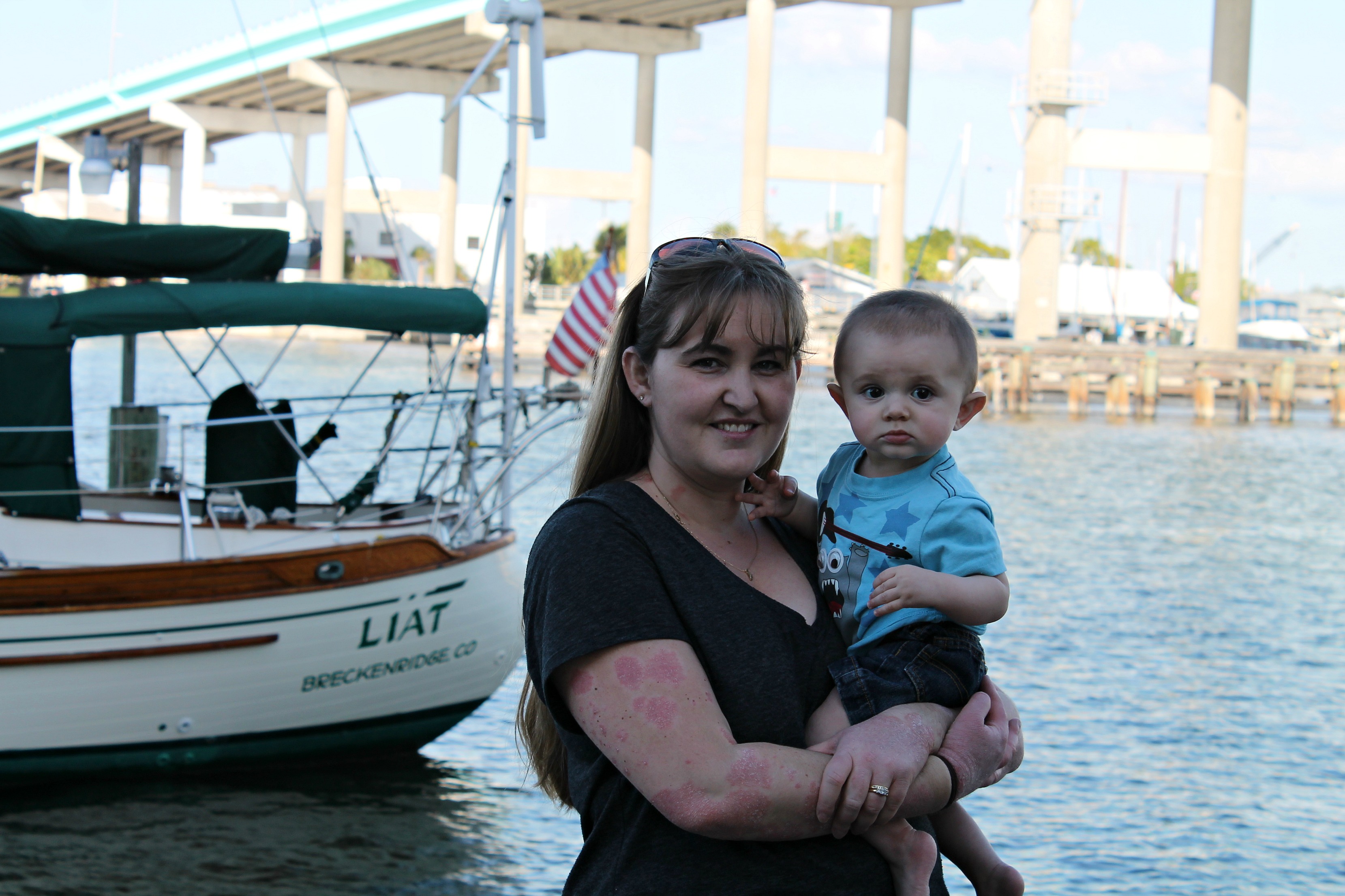 Mommy & Sawyer in florida 2012