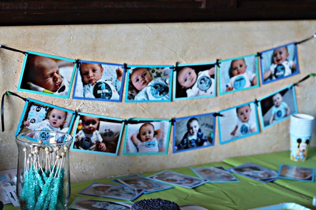 Sawyer's 1st Birthday Party {Mickey Mouse Themed} Baby Blue #momspotted #PartyCity