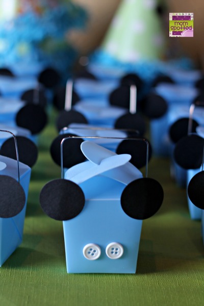 Mickey Mouse 1st Birthday favor party boxes