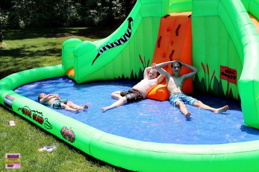 BounceHousesNow Gator Island Water Slide by Blast Zone #Review