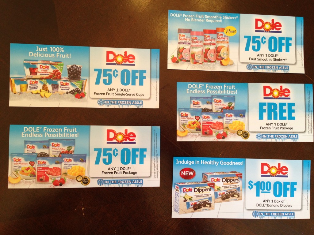 Dole Frozen Fruit Coupon Giveaway {Smoothie & Frozen Popsicles} 12  Winners!! - Mom Spotted