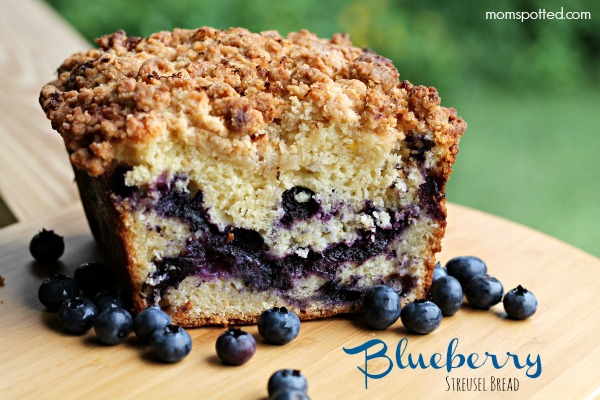 Mini Blueberry Streusel Loaves - Recipes