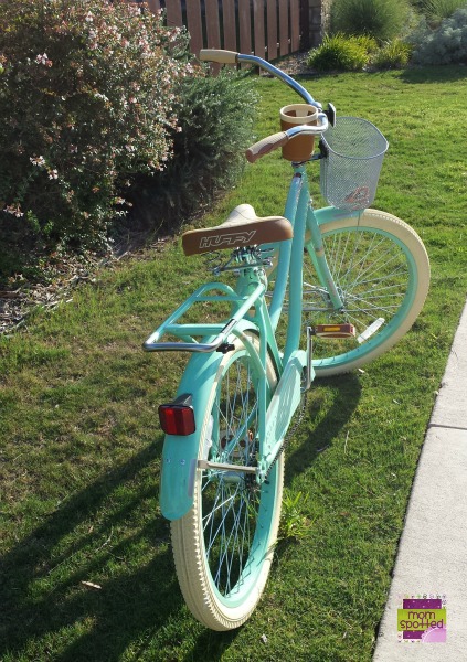 Mint green huffy online women's bike