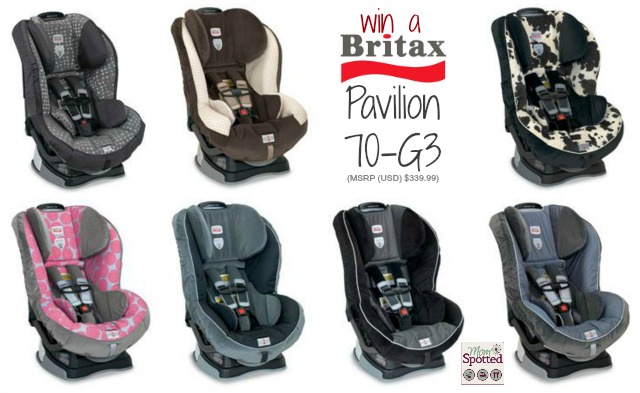#Britax Pavilion 70-G3 Car Seat Giveaway #momspotted