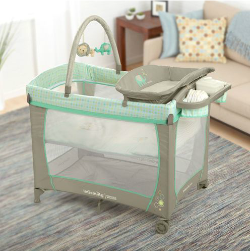 Ingenuity Washable Playard in Whimsical Wonders Review Mom Spotted