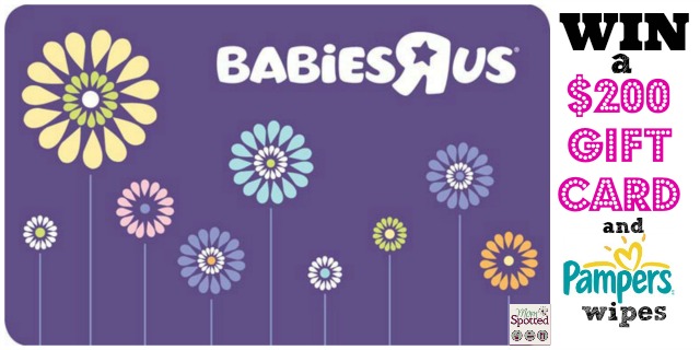 Babies R Us Gift Card & Pampers Wipes Giveaway