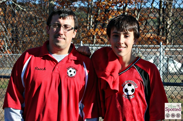 Dad soccer coach Johnny