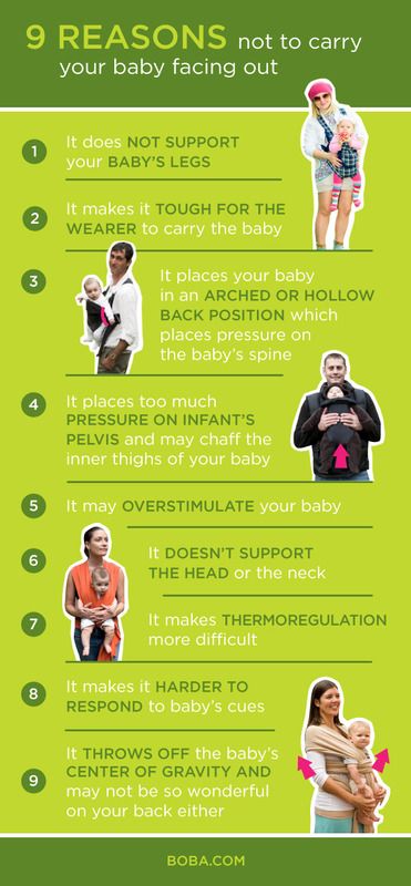 9 Reasons Not To Carry Your Baby Facing Out