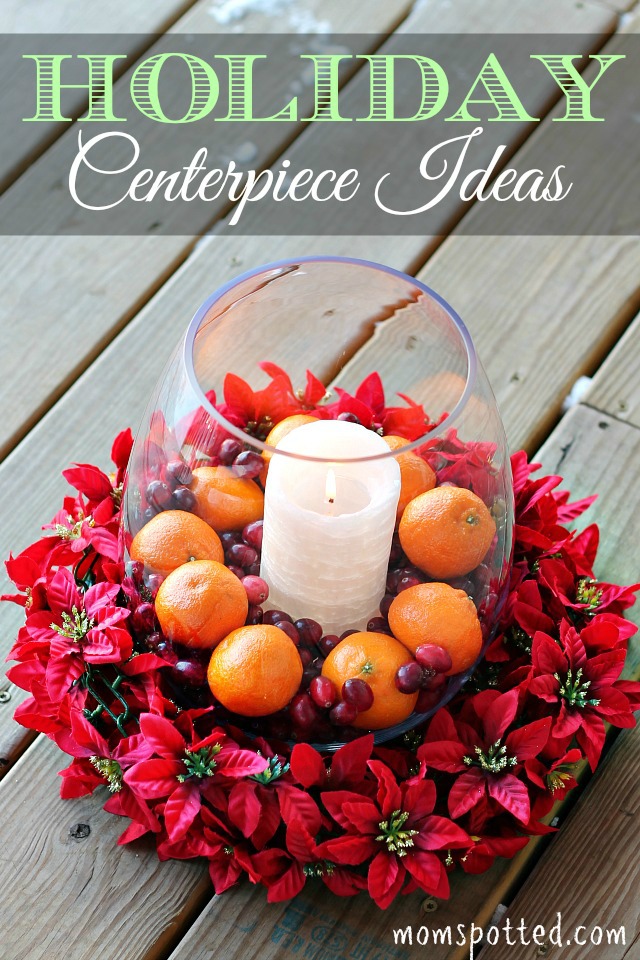 Easy Low Budget Holiday Centerpiece Ideas #HalosFun