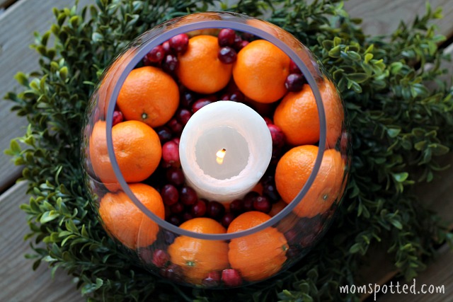 Easy Low Budget Holiday Centerpiece Ideas #HalosFun