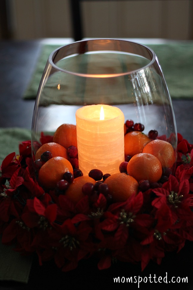 Easy Low Budget Holiday Centerpiece Ideas #HalosFun