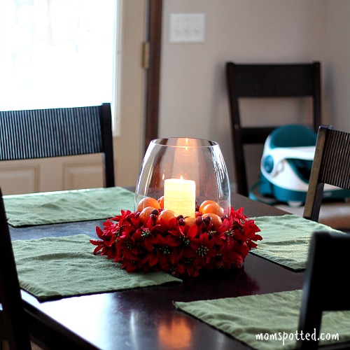 Easy Low Budget Holiday Centerpiece Ideas #HalosFun