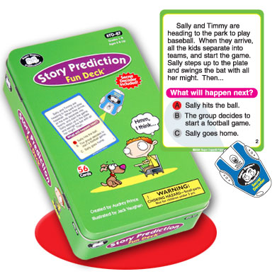 Story Prediction Fun Deck Cards Secret Decoder for sale online Super Duper Publications Fd87