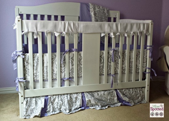 Lavender and Gray Elizabeth Baby Bedding 9pc Crib Set by Sweet Jojo Designs {Beyond Bedding}