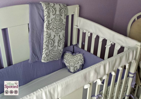 Lavender And Gray Elizabeth Baby Bedding 9pc Crib Set By Sweet Jojo Designs Beyond Bedding 10 Bed Set Giveaway Mom Spotted