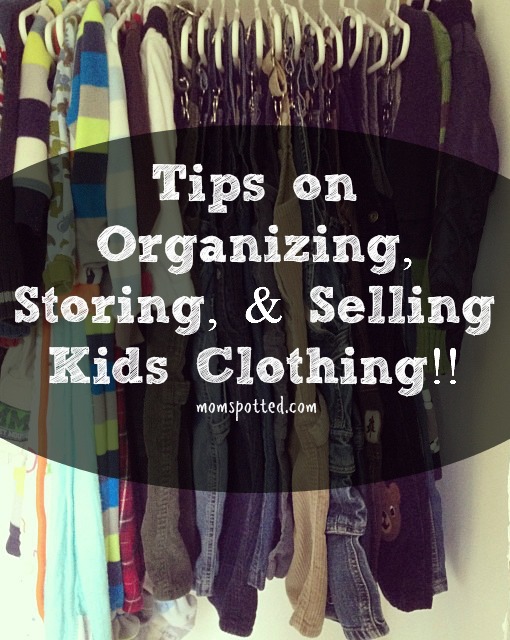 how to organize kids' clothing