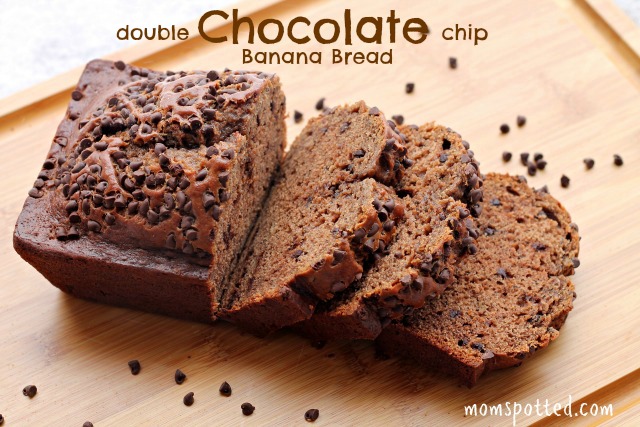 Double Chocolate Chip Banana Bread {#Recipe} #momspotted