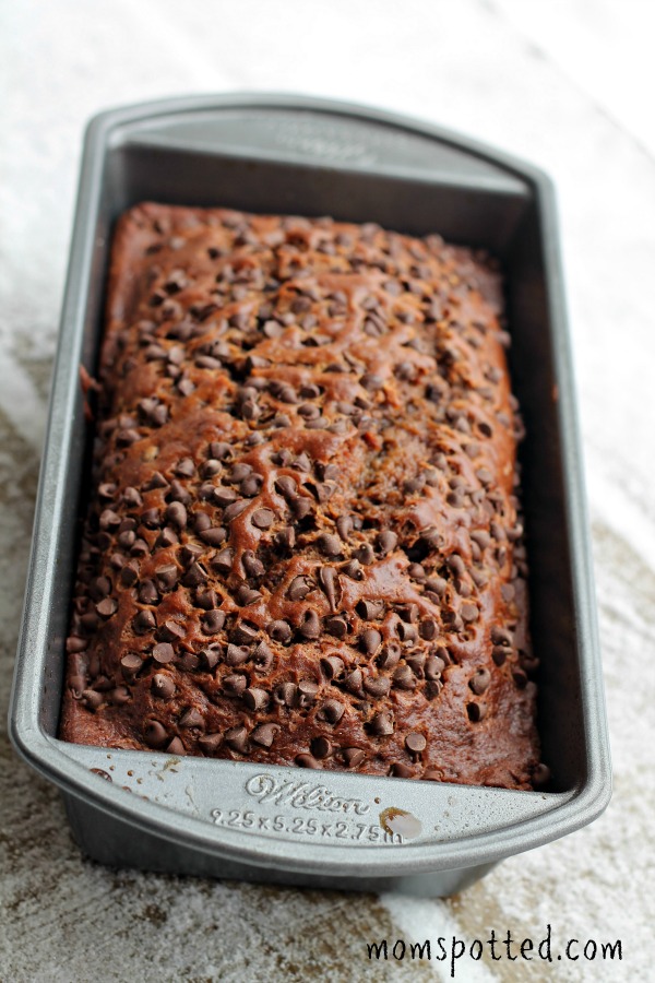 Double Chocolate Chip Banana Bread {#Recipe} #momspotted