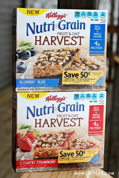 Kelloggs® Nutri-Grain® Fruit & Oat Harvest Cereal Bars