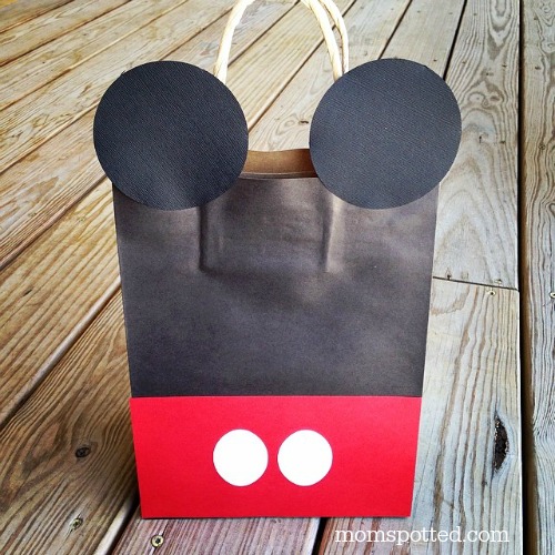 Mickey mouse sale paper bag