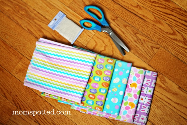 Make A No-Sew Fabric Garland {Easter Themed} Supplies Needed