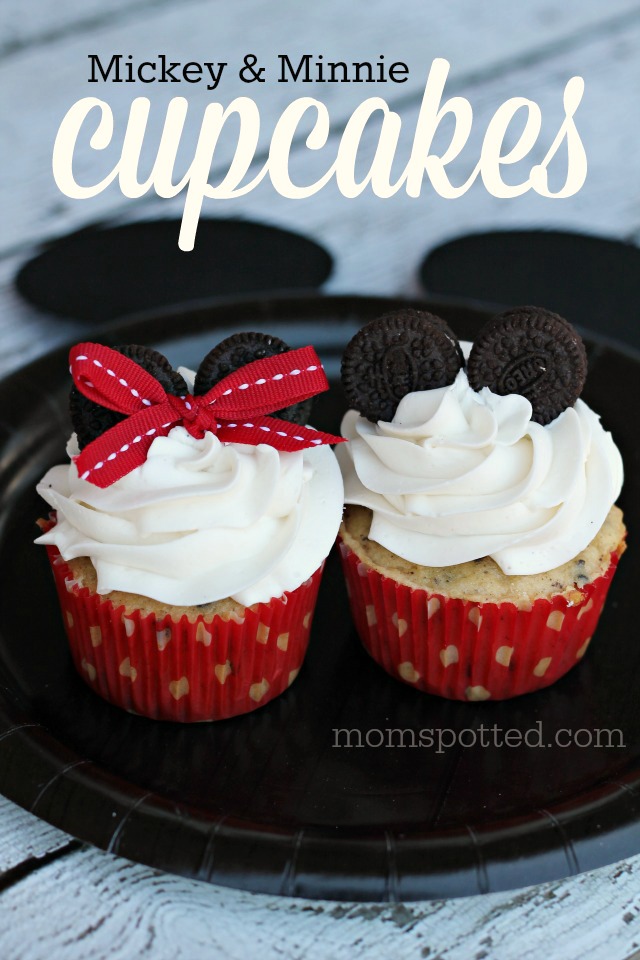 Mickey & Minnie Mouse Cupcakes {Sawyers 2nd Birthday Party} #momspotted 