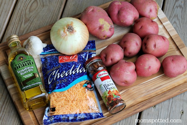 Cheddar Bacon Potatoes Recipe #momspotted