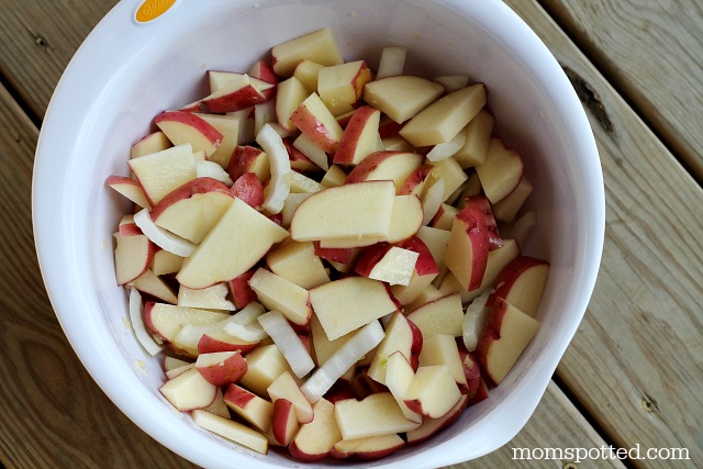 Cheddar Bacon Potatoes Recipe #momspotted