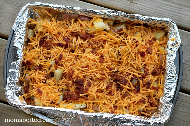 Cheddar Bacon Potatoes Recipe #momspotted