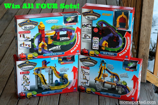 Chuggington StackTrack New Adventures in Old Town Megabuild Train Track #momspotted