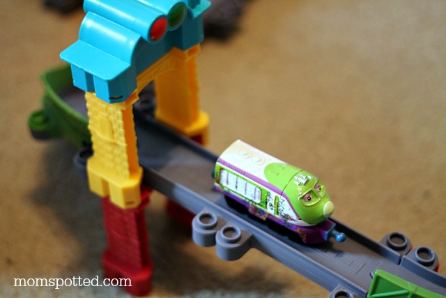 Chuggington StackTrack New Adventures in Old Town Megabuild Train Track #momspotted