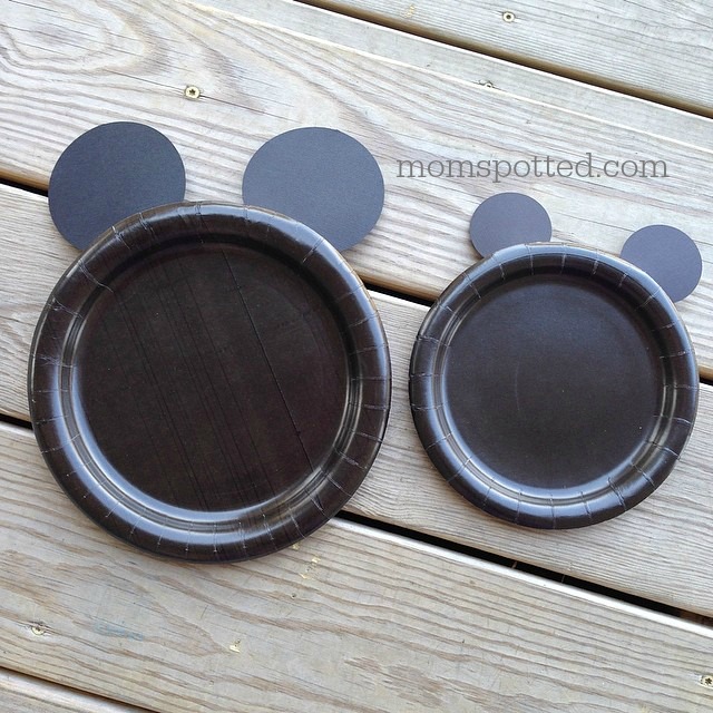 Mickey Mouse Meal Plates Birthday Party DIY
