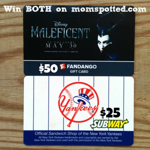 Subway & Fandango Gift Card Giveaway