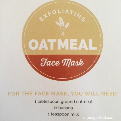 Exfoilating Oatmeal Face Mask Recipe