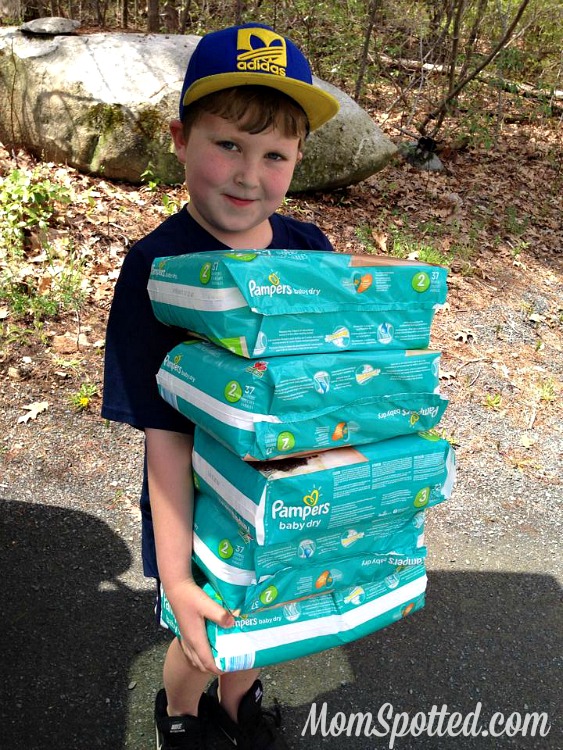 Pampers Gavin Diaper Donation