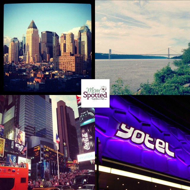 Stay & #Travel in NYC Collage Yotel Hotel George washington Bridge Times Square momspotted.com